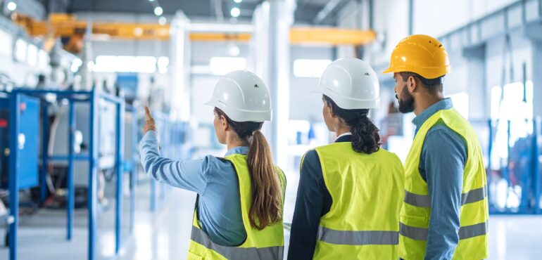 Firefly_un equipo de ingenieros trabajando en un ambiente indoor de instalaciones electricas 243013