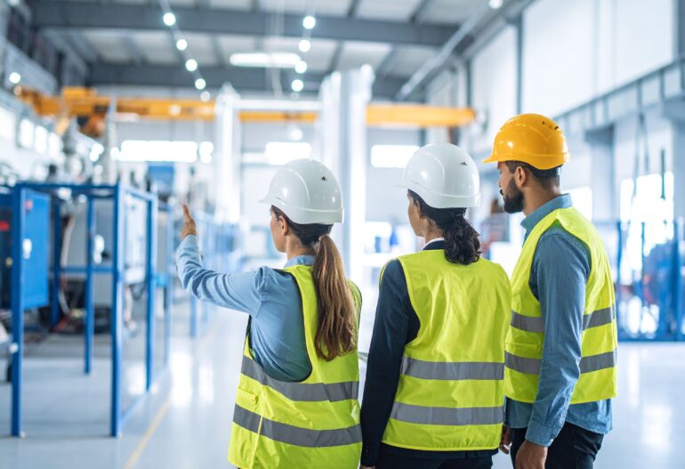 Firefly_un equipo de ingenieros trabajando en un ambiente indoor de instalaciones electricas 243013